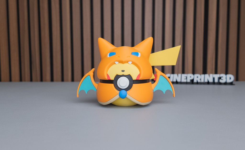 Pikachu x Charizard Poncho Ball