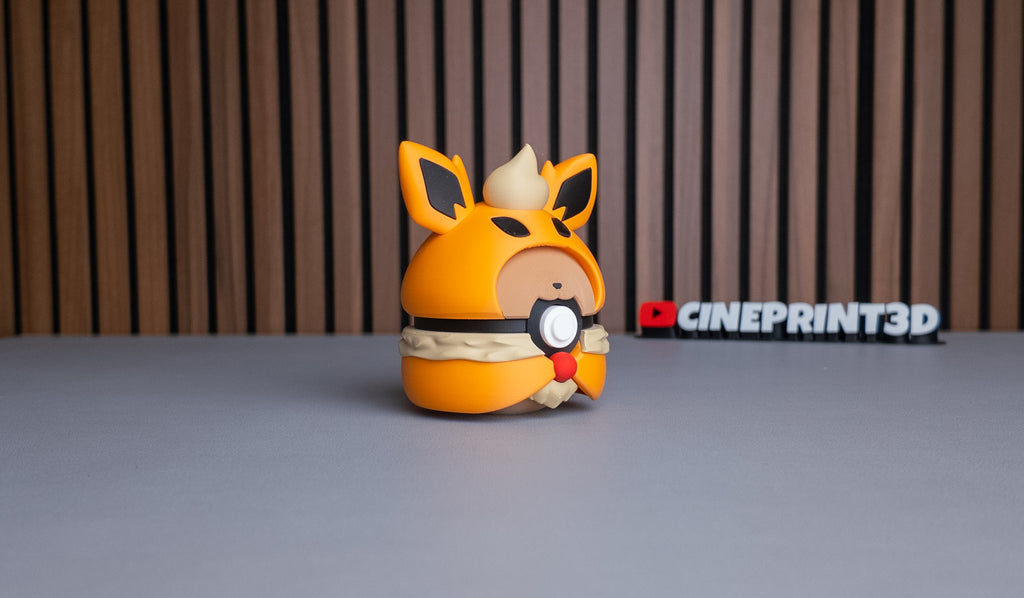 Eevee Flareon Poncho Ball