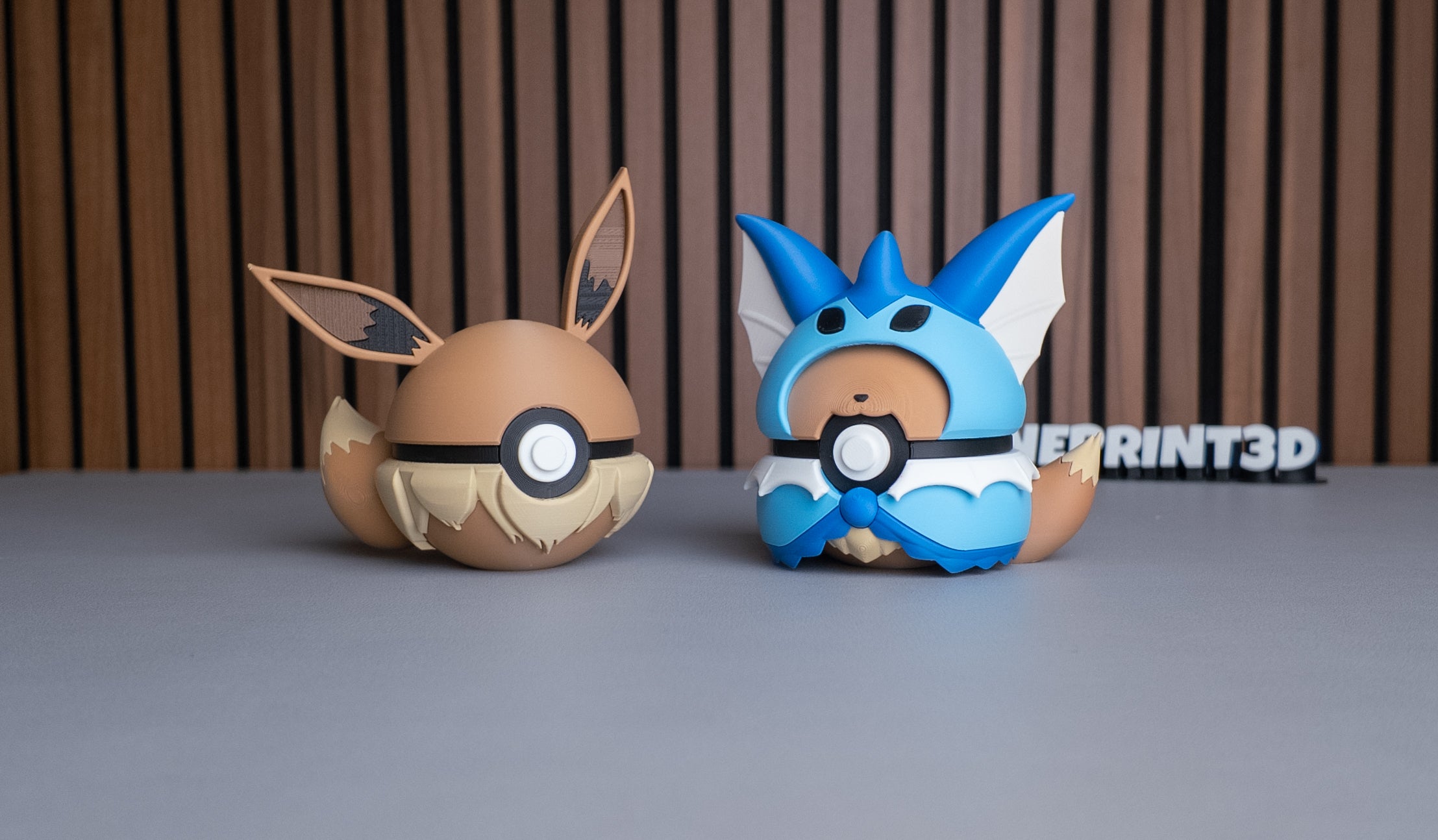 Eevee + Vaporeon Poncho Set