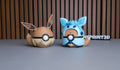 Eevee + Glaceon Poncho Set