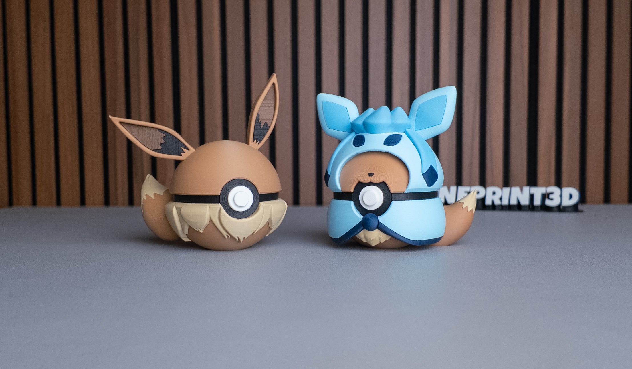 Eevee + Glaceon Poncho Set