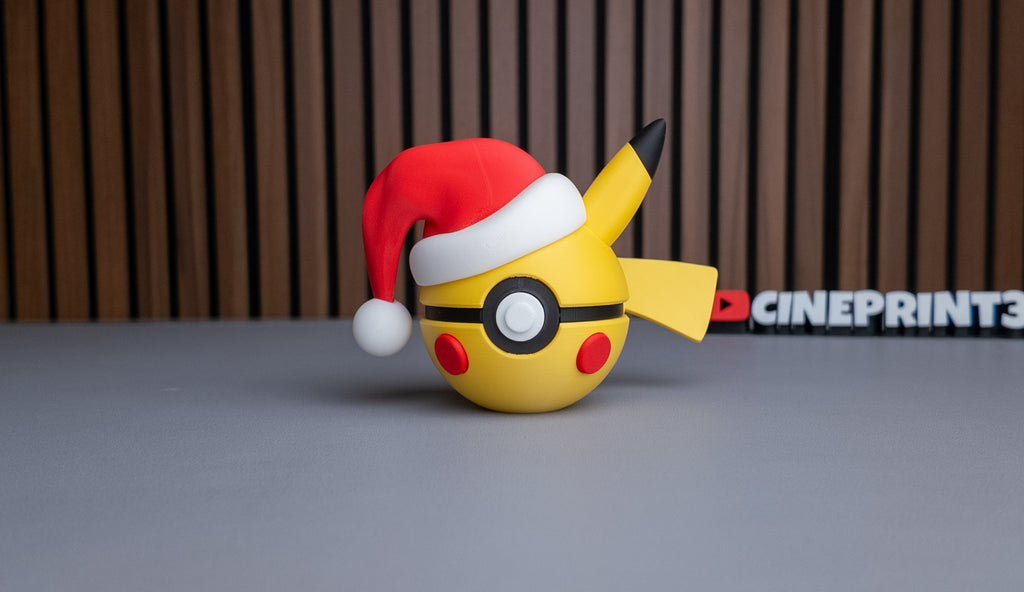 Christmas Pikachu Ball