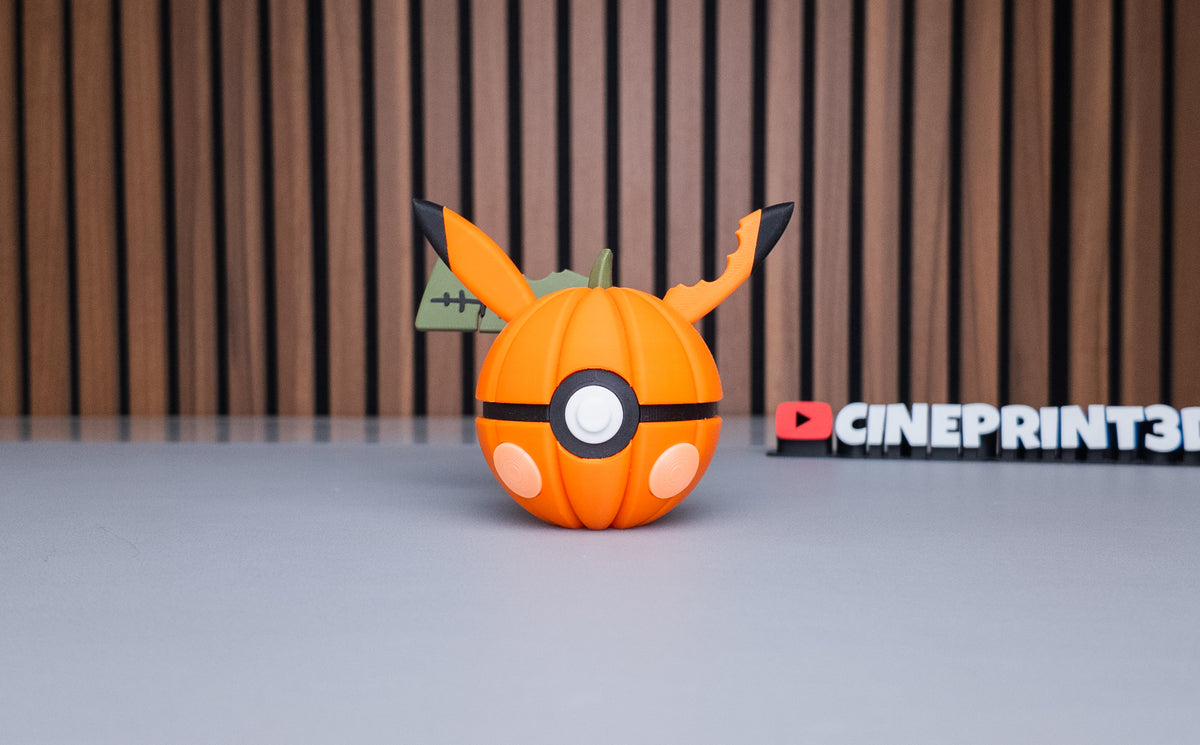 "Pumpkin Zombie" Pikachu Ball