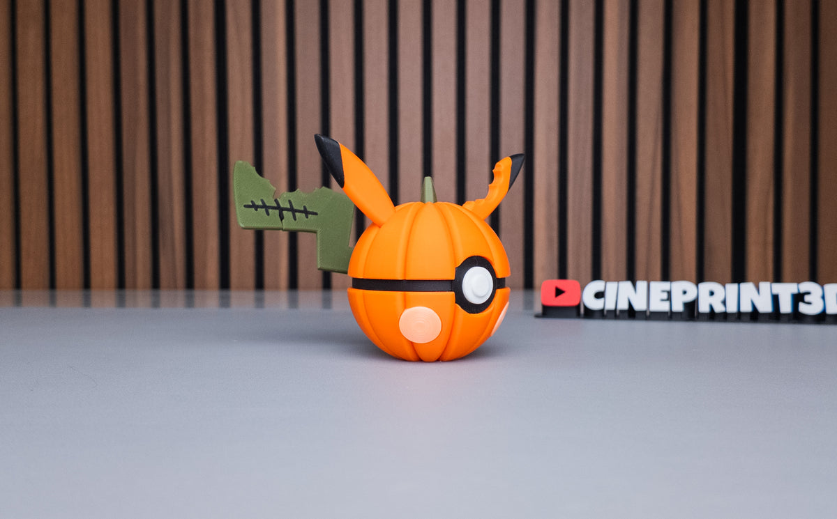 "Pumpkin Zombie" Pikachu Ball
